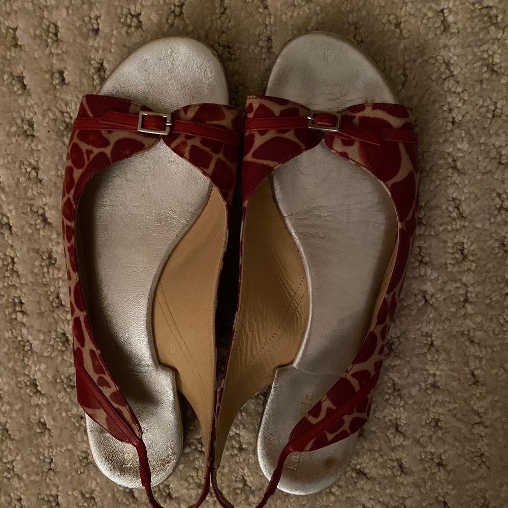 Sling back flat